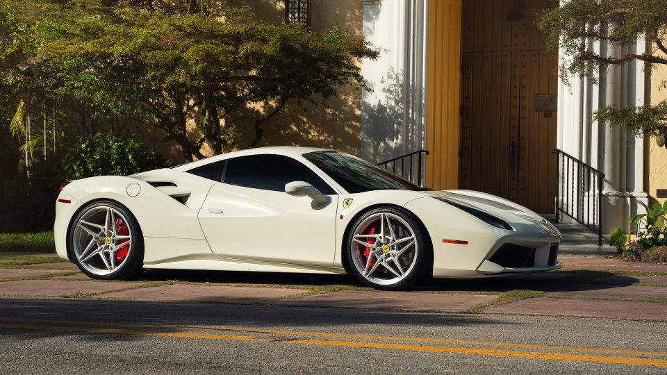 Ferrari 488 GTB | Bianco Fuji | on ANRKY S1-X3 | Brushed Clear