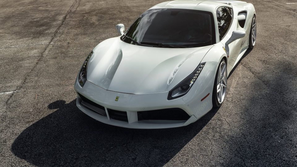 Ferrari 488 GTB | Bianco Fuji | on ANRKY S1-X3 | Brushed Clear