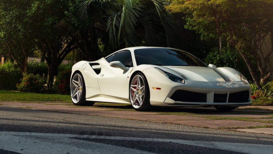 Ferrari 488 GTB | Bianco Fuji | on ANRKY S1-X3 | Brushed Clear