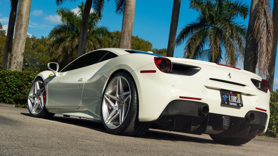 Ferrari 488 GTB | Bianco Fuji | on ANRKY S1-X3 | Brushed Clear
