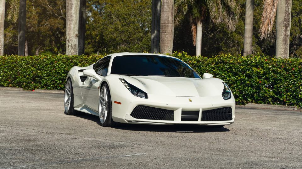 Ferrari 488 GTB | Bianco Fuji | on ANRKY S1-X3 | Brushed Clear