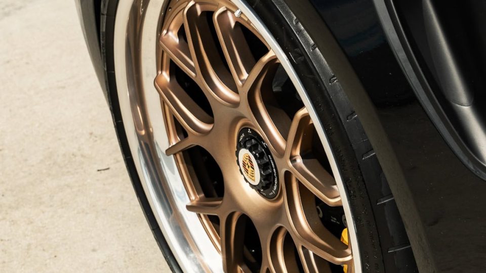 Porsche 992 Turbo S | Black | on ANRKY JDX-314 | Satin Mirror Polished Champagne