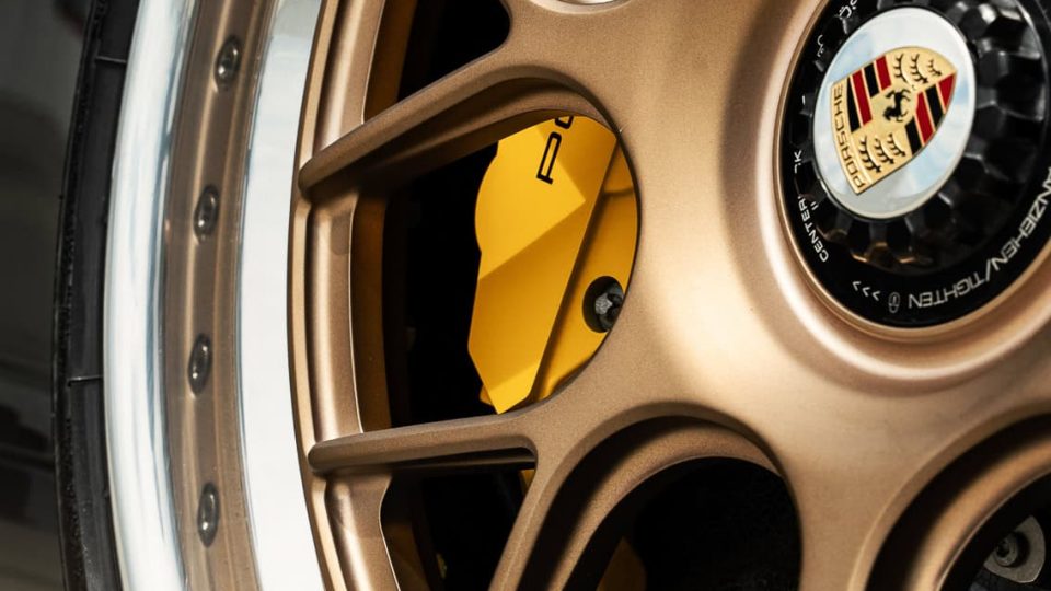 Porsche 992 Turbo S | Black | on ANRKY JDX-314 | Satin Mirror Polished Champagne