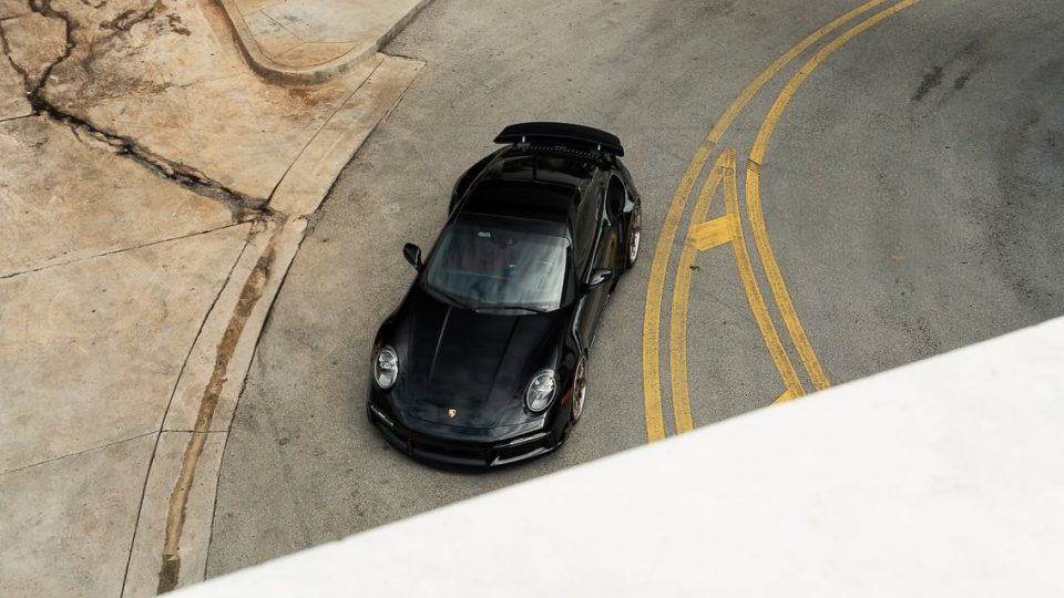 Porsche 992 Turbo S | Black | on ANRKY JDX-314 | Satin Mirror Polished Champagne