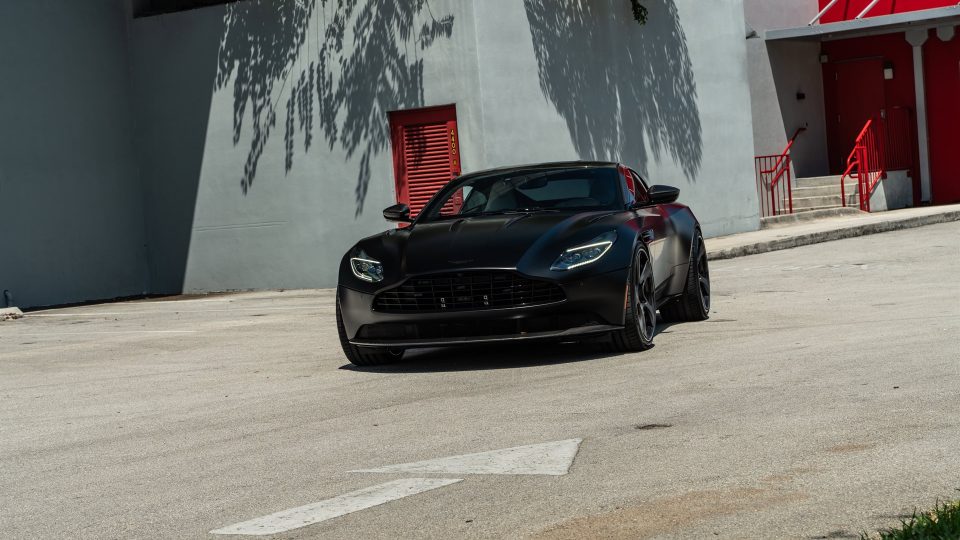 Aston Martin | Satin Jet Black | on ANRKY XR-305 | Satin Mirror Polished Smoke