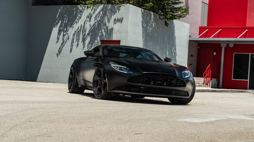 Aston Martin | Satin Jet Black | on ANRKY XR-305 | Satin Mirror Polished Smoke