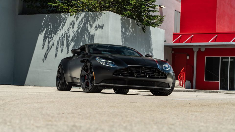 Aston Martin | Satin Jet Black | on ANRKY XR-305 | Satin Mirror Polished Smoke