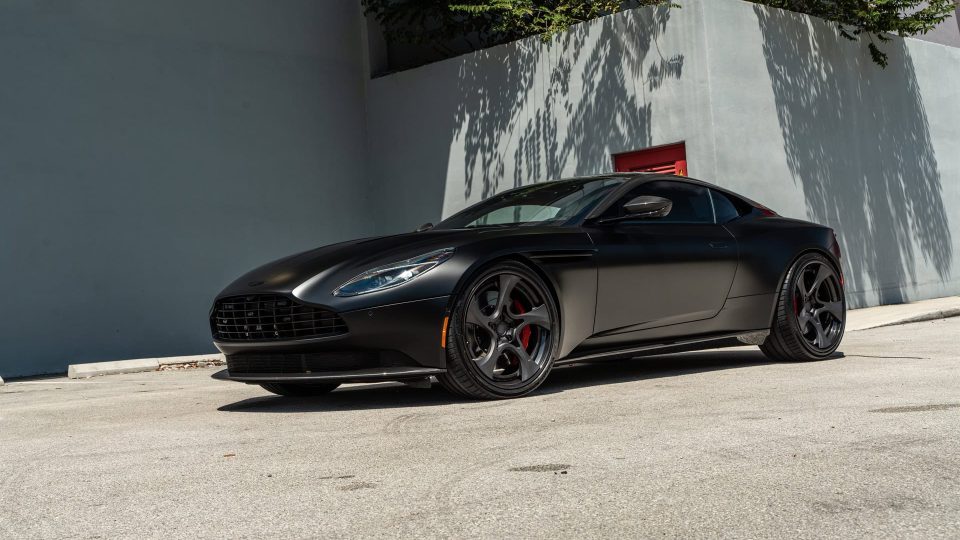 Aston Martin | Satin Jet Black | on ANRKY XR-305 | Satin Mirror Polished Smoke