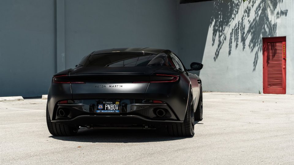 Aston Martin | Satin Jet Black | on ANRKY XR-305 | Satin Mirror Polished Smoke