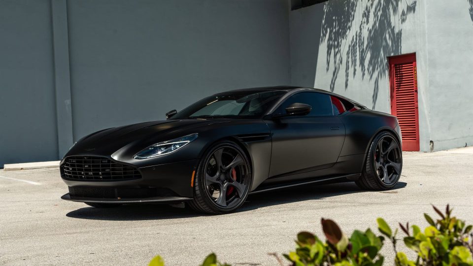 Aston Martin | Satin Jet Black | on ANRKY XR-305 | Satin Mirror Polished Smoke