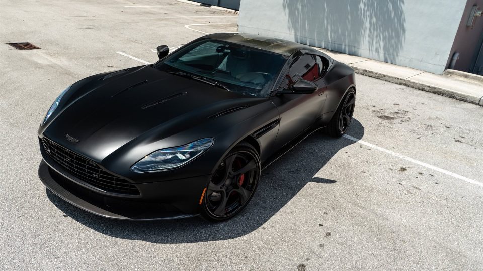 Aston Martin | Satin Jet Black | on ANRKY XR-305 | Satin Mirror Polished Smoke