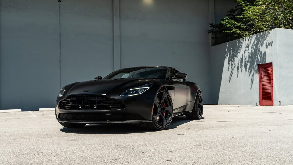 Aston Martin | Satin Jet Black | on ANRKY XR-305 | Satin Mirror Polished Smoke