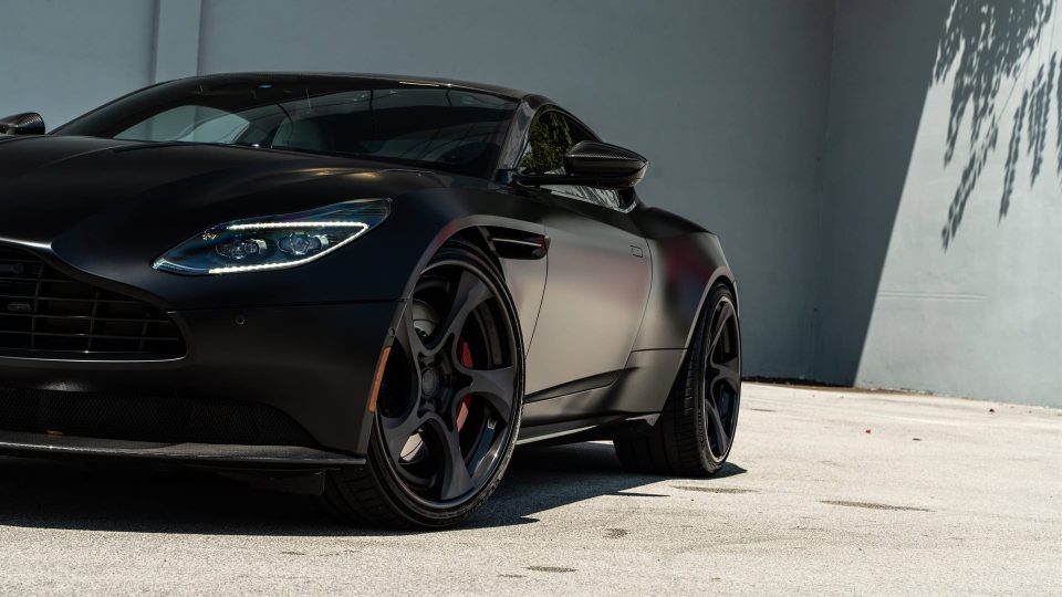 Aston Martin | Satin Jet Black | on ANRKY XR-305 | Satin Mirror Polished Smoke