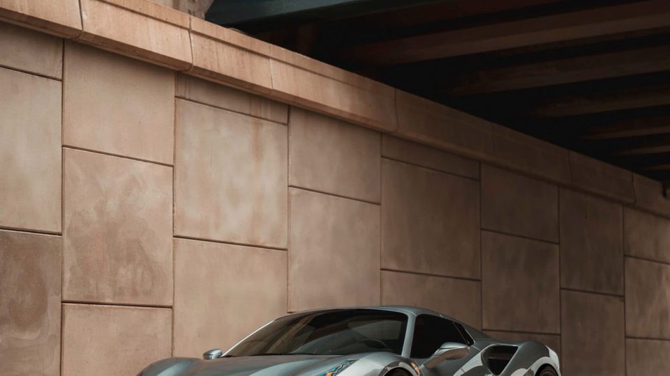 Ferrari 488 Spider | Grigio Silverstone | on ANRKY S1-X1 | Satin Bronze