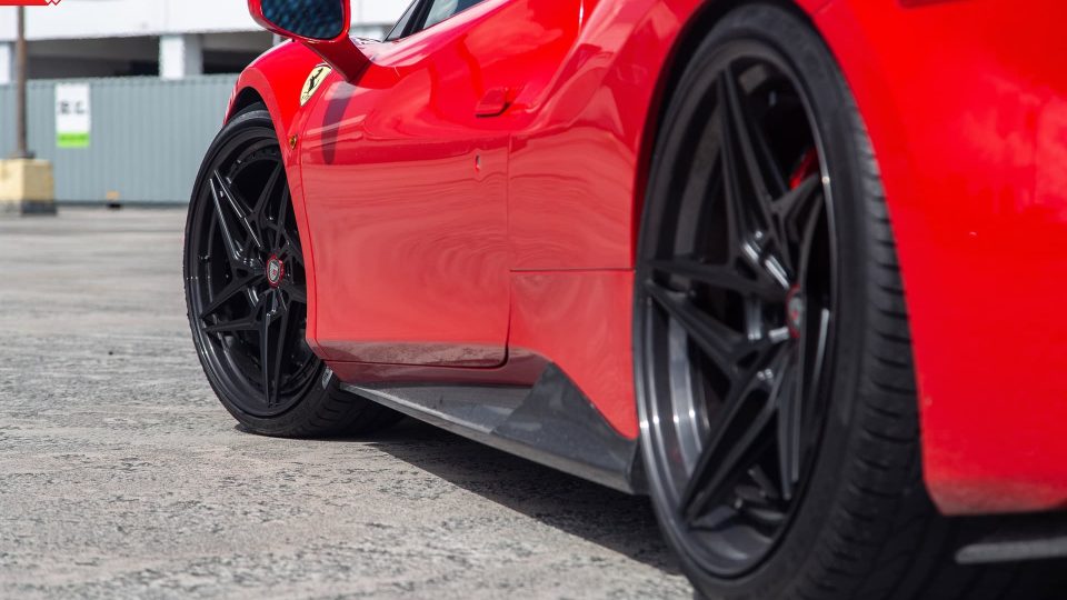 FERRARI 488 GTB | Rosso Corsa | on ANRKY S3-X3 | Satin Black
