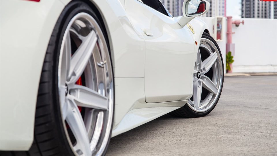 Ferrari 488 Spider | Bianco Avus | on ANRKY AN35 | Brushed Clear