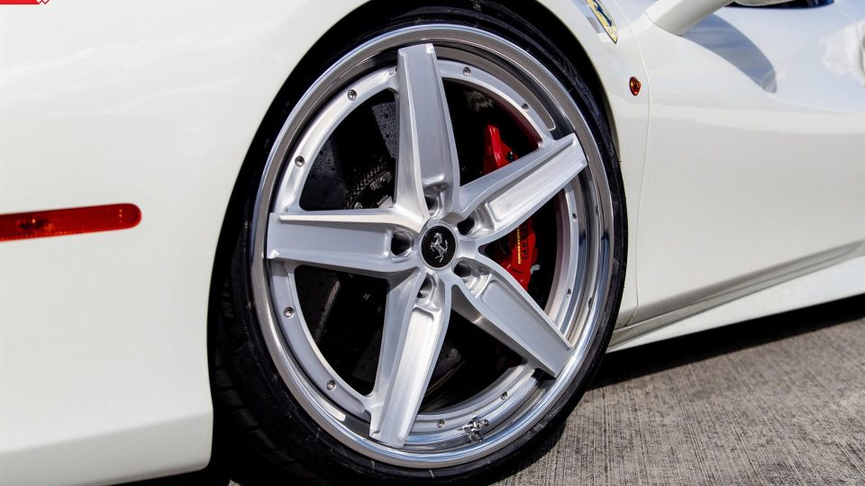 Ferrari 488 Spider | Bianco Avus | on ANRKY AN35 | Brushed Clear