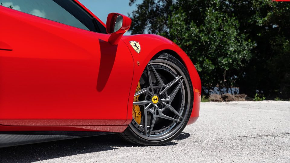 Ferrari 488 GTB | Rosso Corza | on ANRKY S3-X3 | Polished Smoke