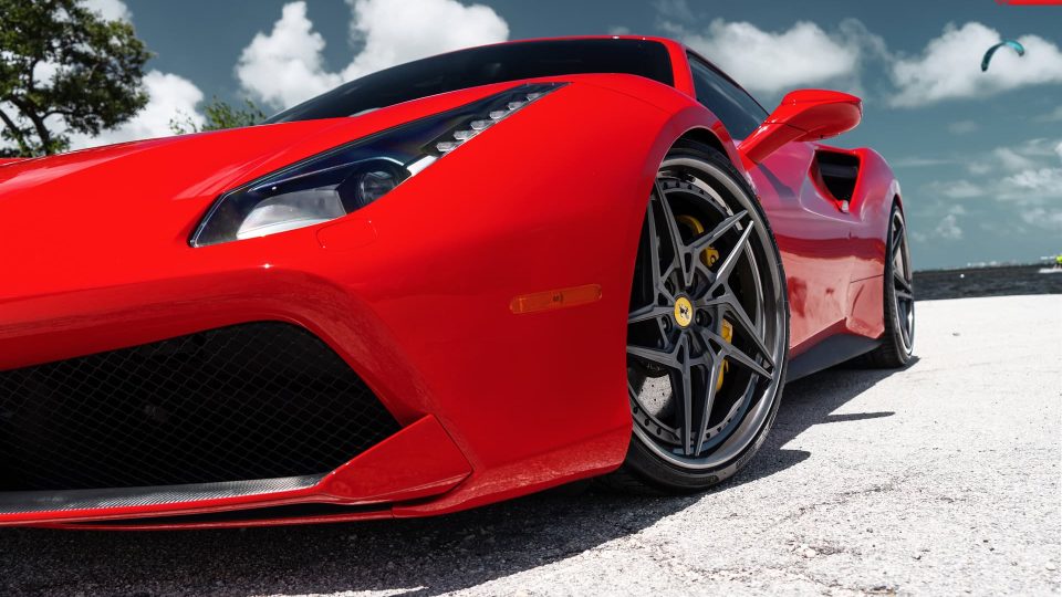 Ferrari 488 GTB | Rosso Corza | on ANRKY S3-X3 | Polished Smoke
