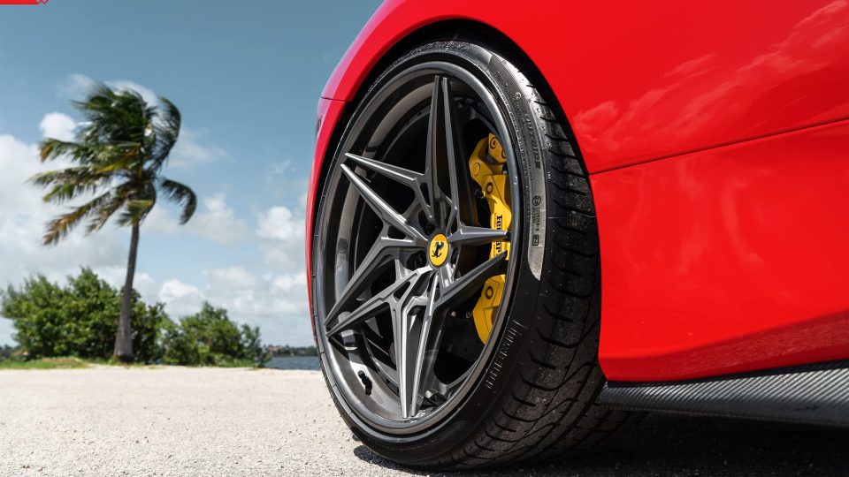 Ferrari 488 GTB | Rosso Corza | on ANRKY S3-X3 | Polished Smoke