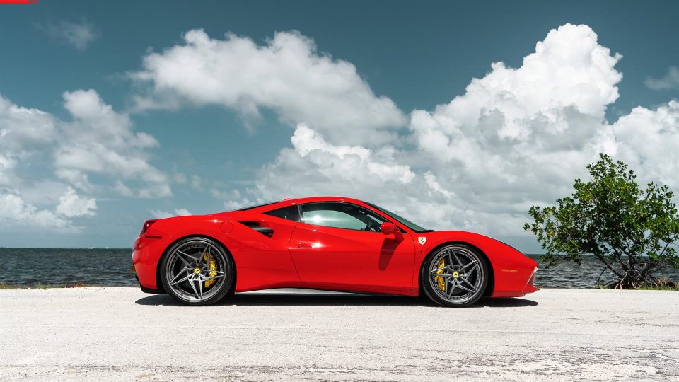 Ferrari 488 GTB | Rosso Corza | on ANRKY S3-X3 | Polished Smoke