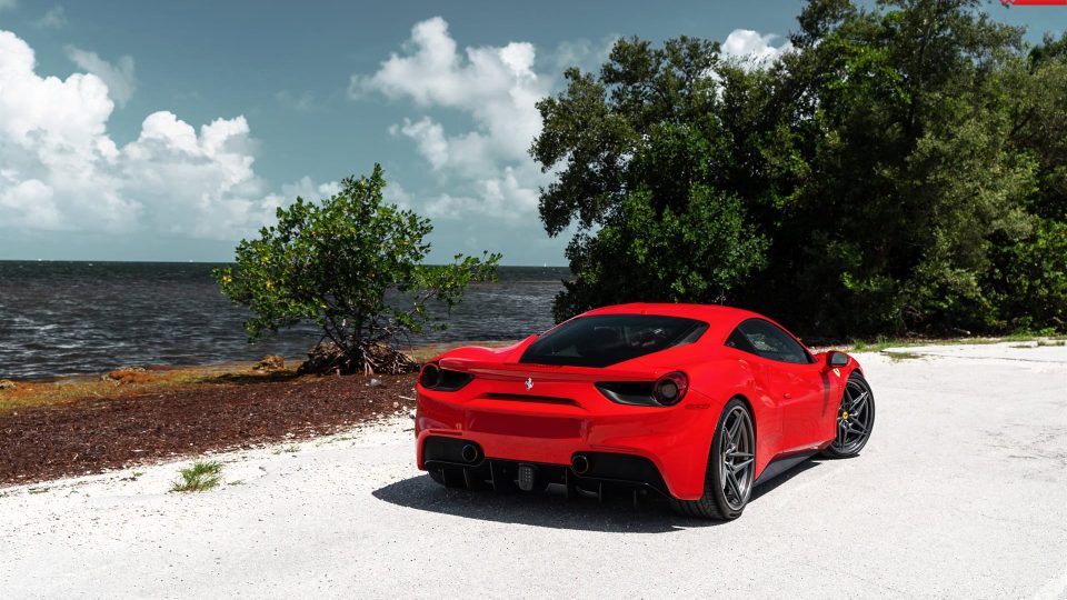 Ferrari 488 GTB | Rosso Corza | on ANRKY S3-X3 | Polished Smoke