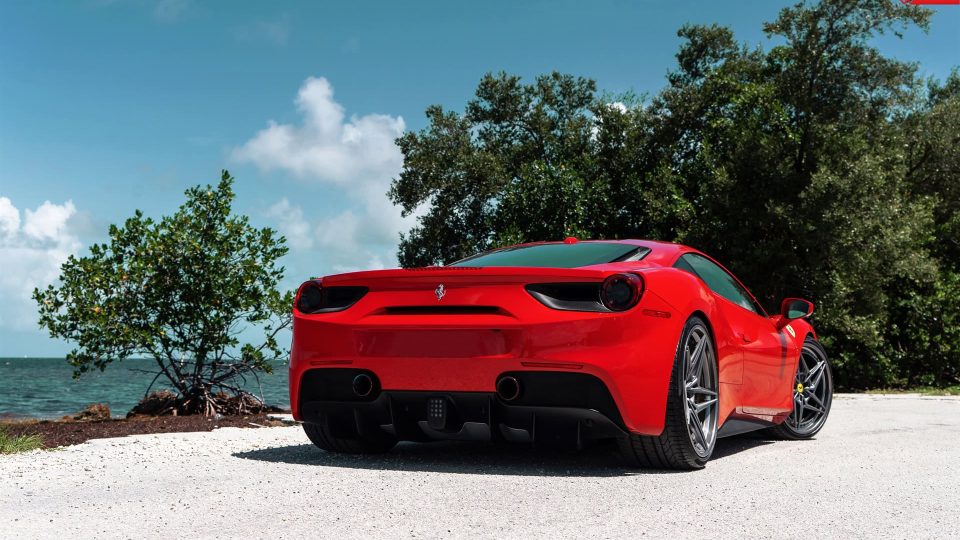 Ferrari 488 GTB | Rosso Corza | on ANRKY S3-X3 | Polished Smoke