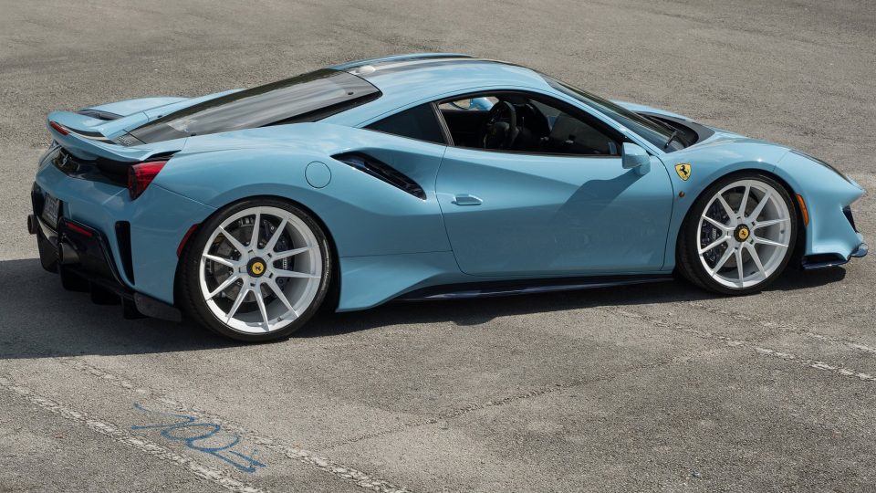 Ferrari 488 Pista | Azzuro La Plata | Novitec NF10 ZV | Gloss White