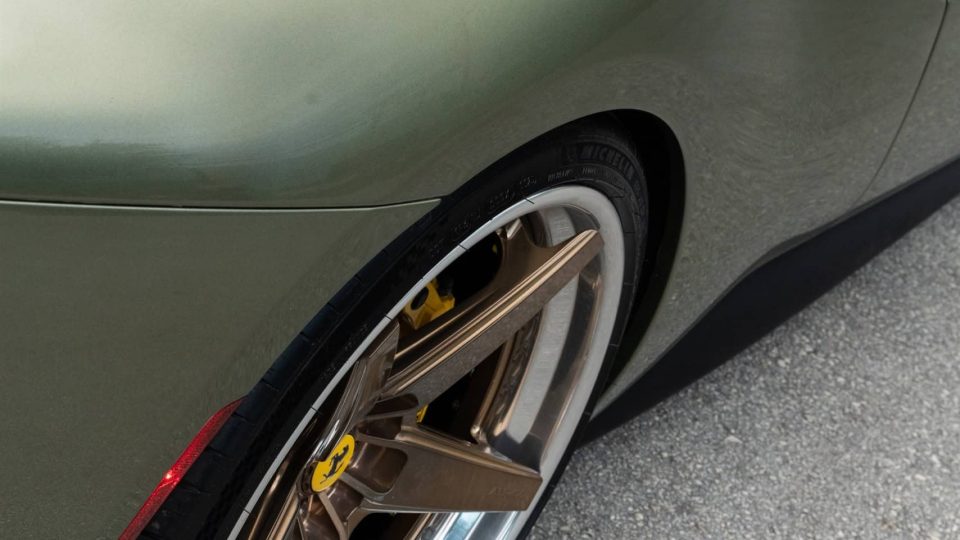 Ferrari 296 GTB | Verde Mansoni | on ANRKY RS5.3 | Mirror Polished Champagne