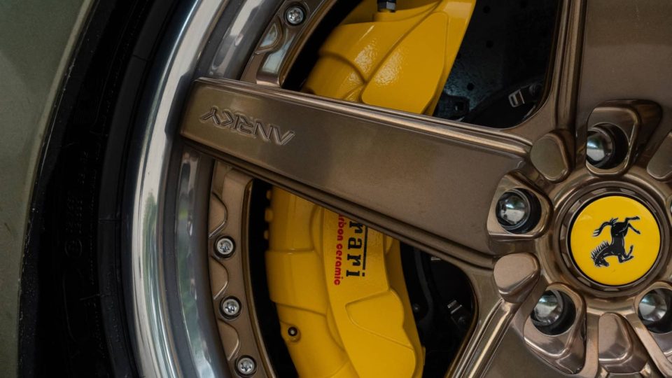 Ferrari 296 GTB | Verde Mansoni | on ANRKY RS5.3 | Mirror Polished Champagne