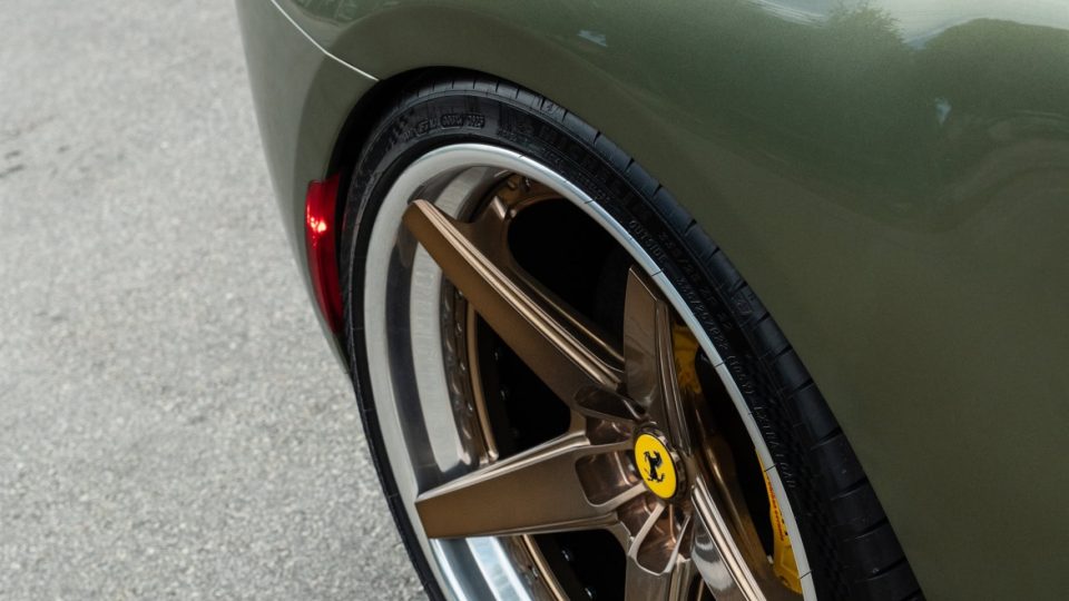 Ferrari 296 GTB | Verde Mansoni | on ANRKY RS5.3 | Mirror Polished Champagne