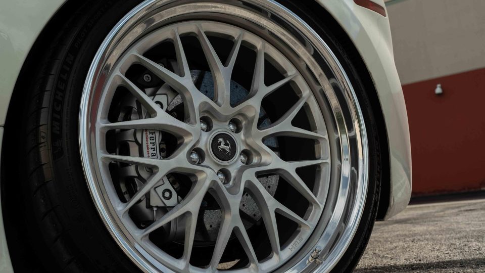 Ferrari 488 GTB | Bianco Fuji | on HRE 520 FMR | Brushed Clear