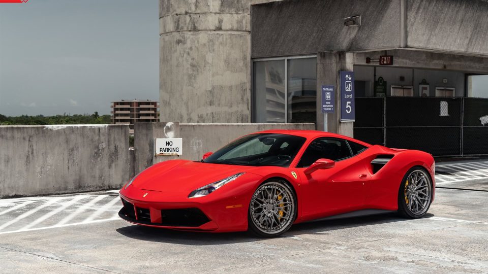 Ferrari 488 GTB | Rosso Corza| on ANRKY S3-X1 | Brushed Dark Clear