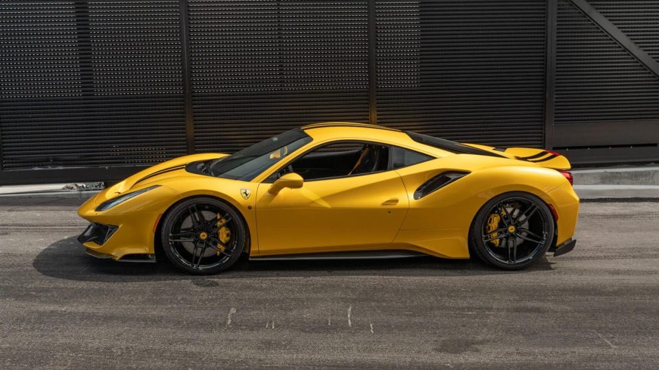 Ferrari 488 Pista | Giallo Modena | On ANRKY AN17 | Gloss Black