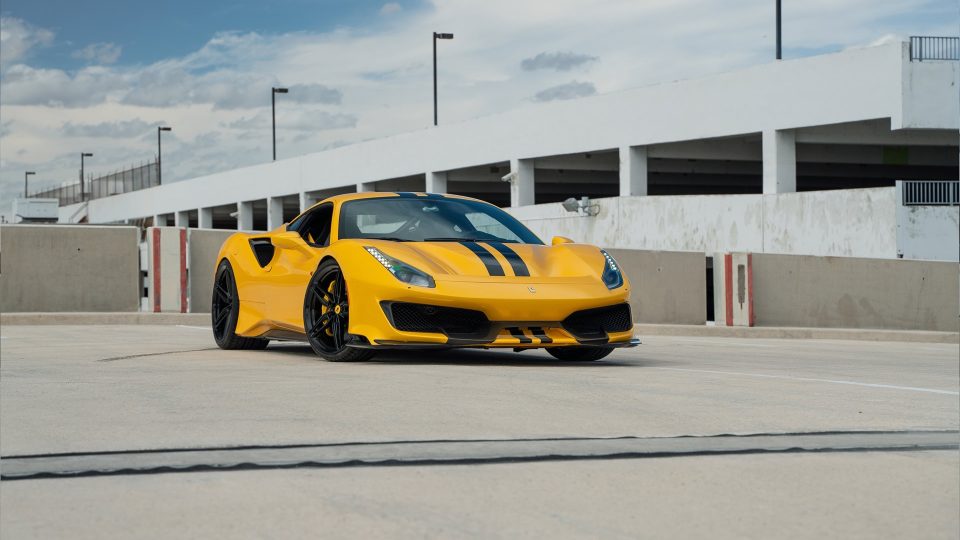 Ferrari 488 Pista | Giallo Modena | On ANRKY AN17 | Gloss Black