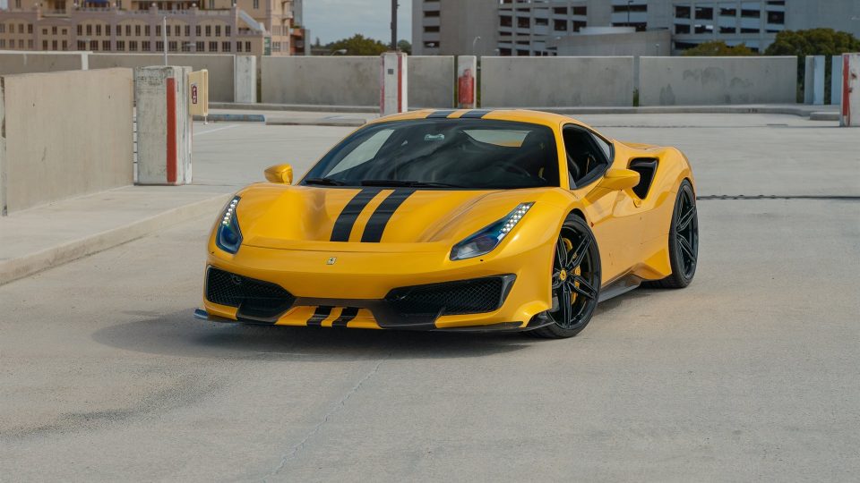 Ferrari 488 Pista | Giallo Modena | On ANRKY AN17 | Gloss Black