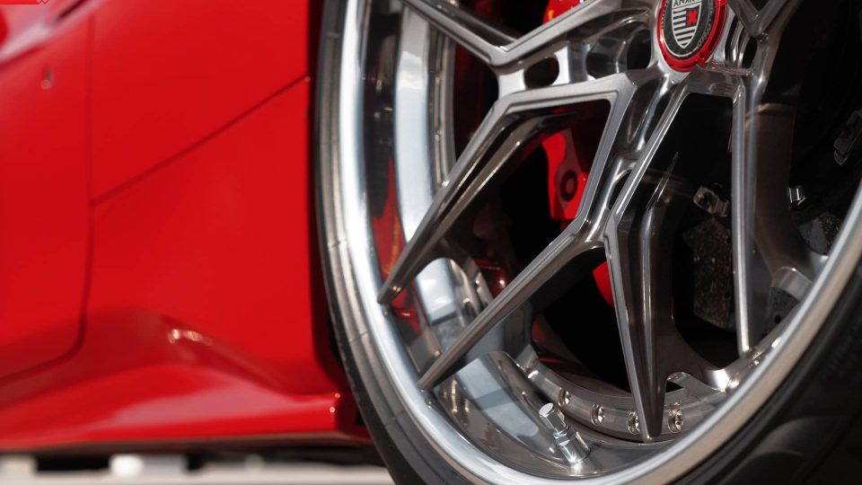 Ferrari 488 Spider | Rosso Corza | ANRKY S3-X4 | Polished Dark Clear