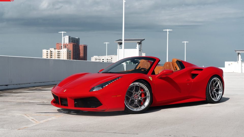 Ferrari 488 Spider | Rosso Corza | ANRKY S3-X4 | Polished Dark Clear