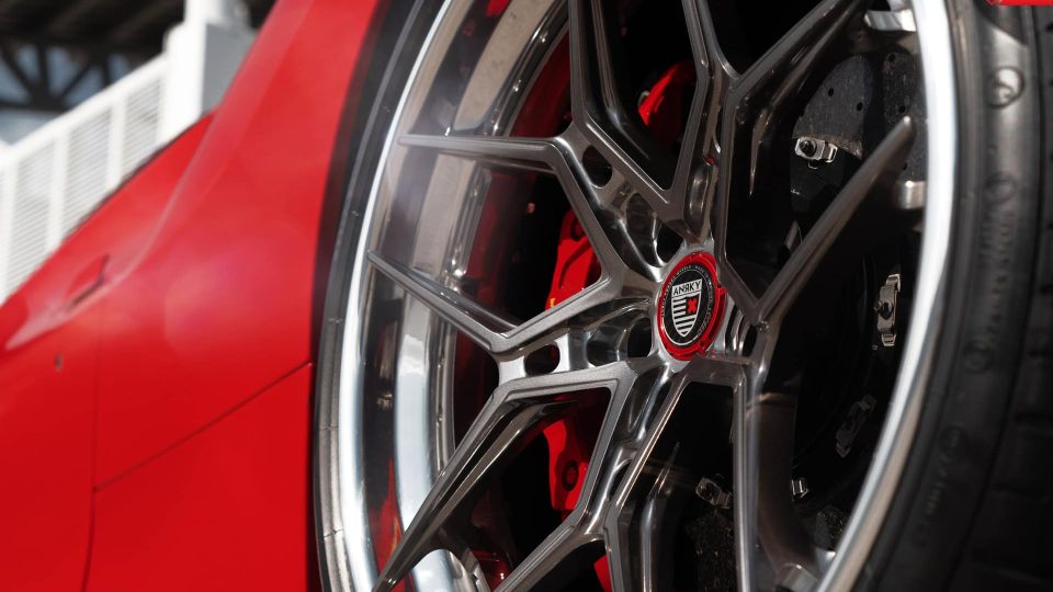 Ferrari 488 Spider | Rosso Corza | ANRKY S3-X4 | Polished Dark Clear