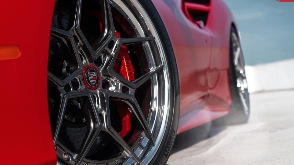 Ferrari 488 Spider | Rosso Corza | ANRKY S3-X4 | Polished Dark Clear