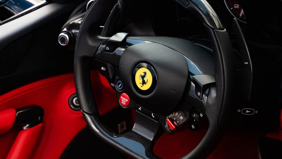 Ferrari F8 | Nero | on HRE 501M | Gloss Black