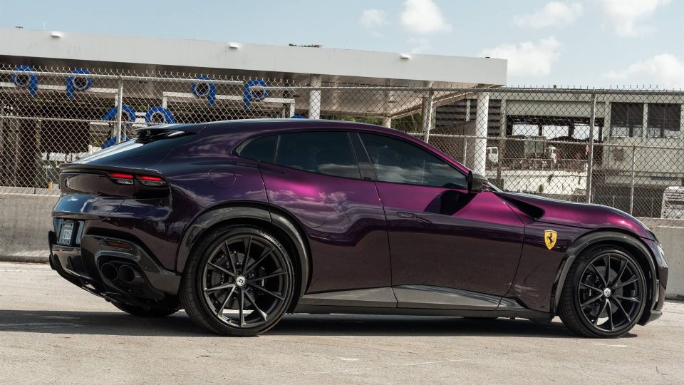 Ferrari Purosangue | Hong Kong Viola | on HRE P204 | Satin Black