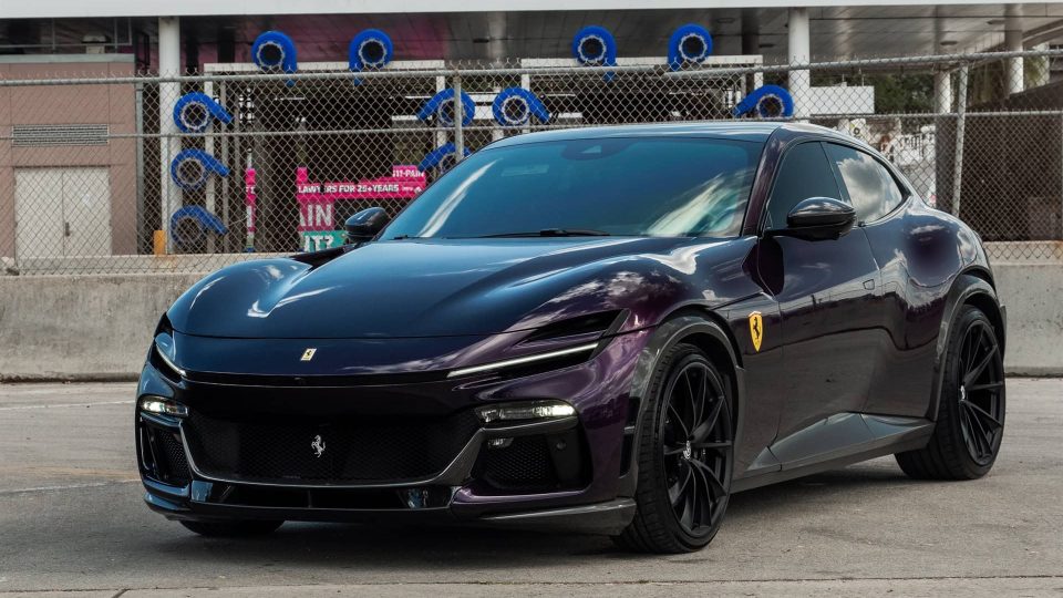 Ferrari Purosangue | Hong Kong Viola | on HRE P204 | Satin Black