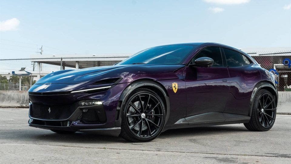 Ferrari Purosangue | Hong Kong Viola | on HRE P204 | Satin Black