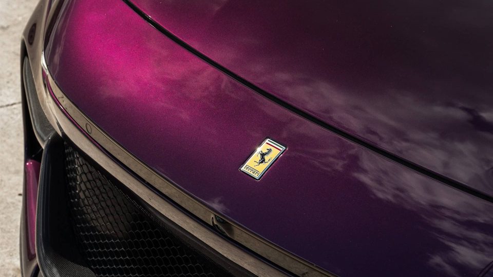 Ferrari Purosangue | Hong Kong Viola | on HRE P204 | Satin Black