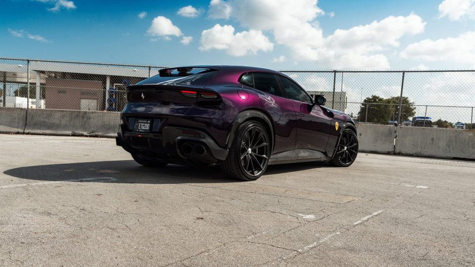 Ferrari Purosangue | Hong Kong Viola | on HRE P204 | Satin Black