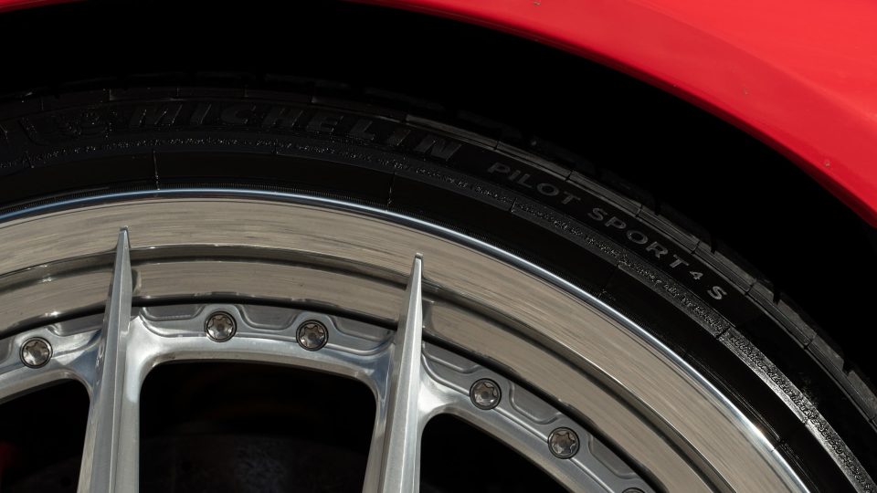 Ferrari SF90 | Rosso Corza | on HRE S101SC | Brushed Clear