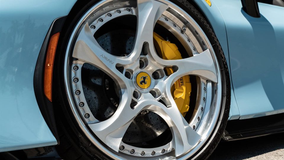 Ferrari SF90 | Azzurro La Platta | on ANRKY XR-305 | Polished Clear