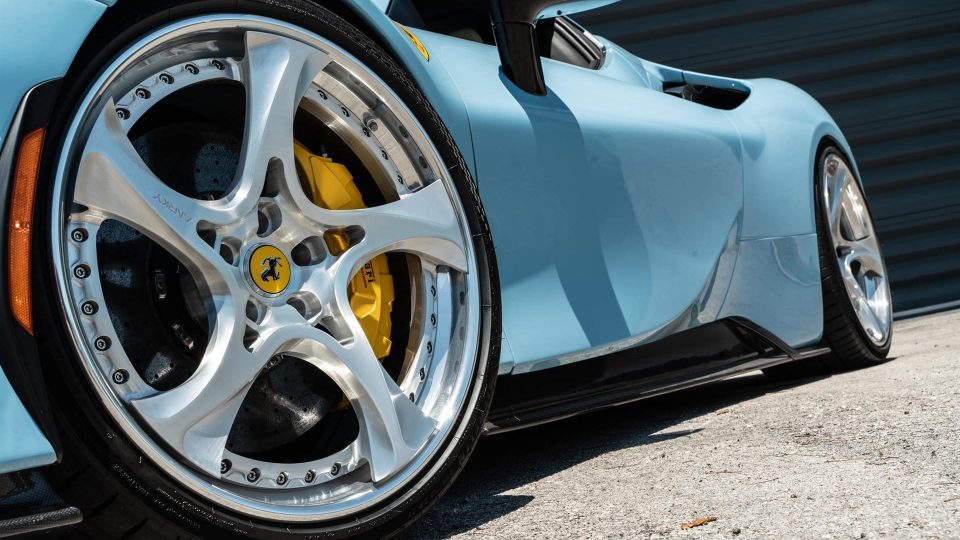 Ferrari SF90 | Azzurro La Platta | on ANRKY XR-305 | Polished Clear