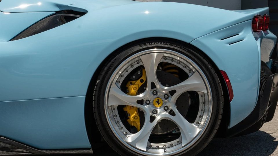 Ferrari SF90 | Azzurro La Platta | on ANRKY XR-305 | Polished Clear